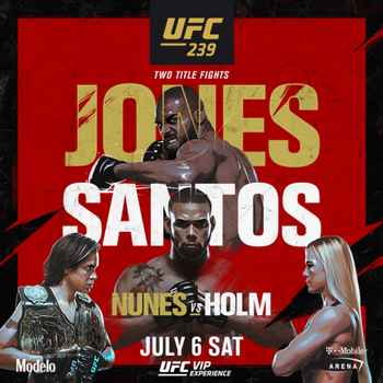 270 UFC 239 Jones Toughest Test to Date