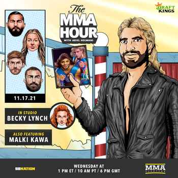 Becky Lynch in studio Jorge Masvidal and